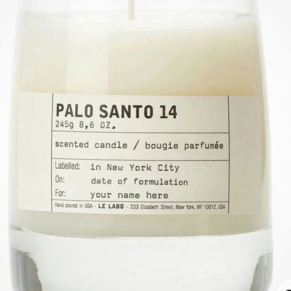 Palo Santo 14 candle Le Labo - 245 gr. Le White - Picture 2 of 4